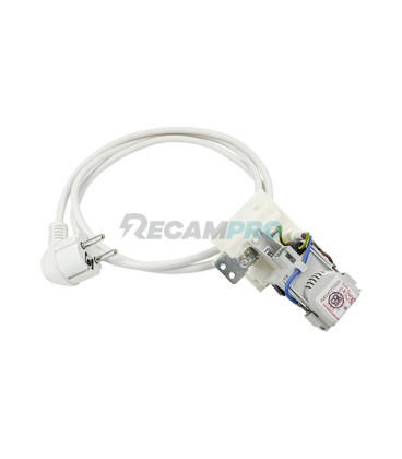 CABLE DE ALIMENTACIÓN CON FILTRO ANTIPARASITARIO LAVADORA INDESIT C00270937