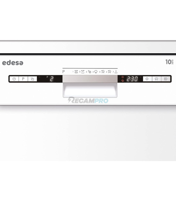 LAVAVAJILLAS EDESA LIBRE INSTALACIÓN EDW 4710 WH, ANCHO DE 45 CM, 8 PROGRAMAS 926270328