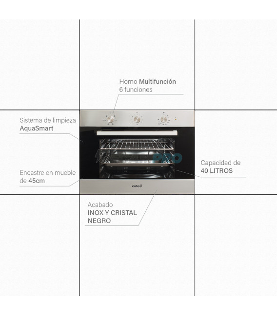 HORNO CATA COMPACTO MULTIFUNCIÓN ME 4006 X 07003305