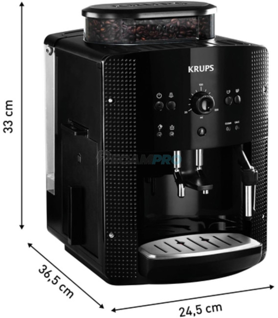 Krups Roma EA810870 - Cafetera superautomática, molinillo cónico de metal, con selección e intensidad de café, Boquilla vapor, 2