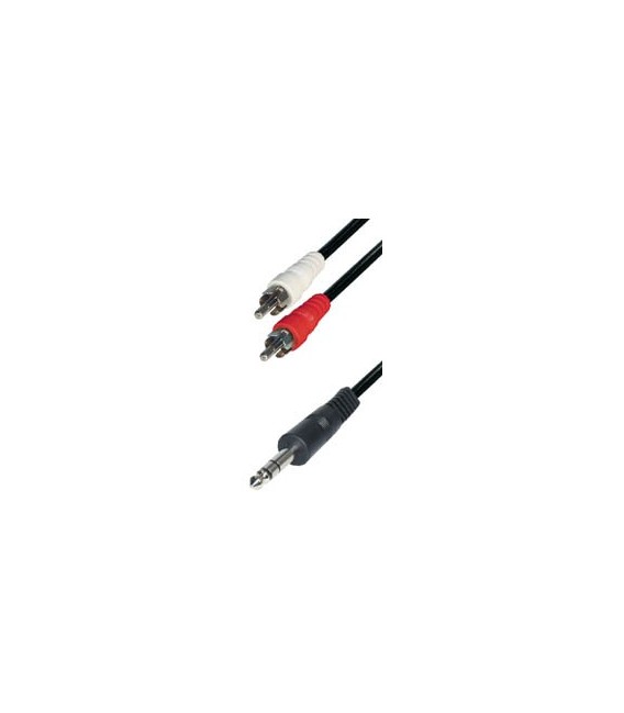 Cable 2rca m - jack m 6,3 st 1,5m A60