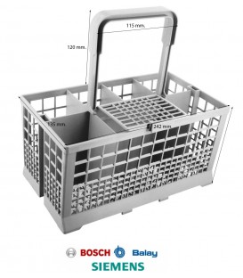 Cesto cubiertos lavavajillas Bosch 135x235mm - Recambios Resan