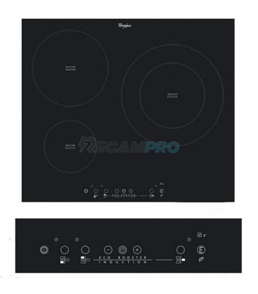 CRISTAL VITROCERAMICA WHIRPOOL ACM 865 481010742897