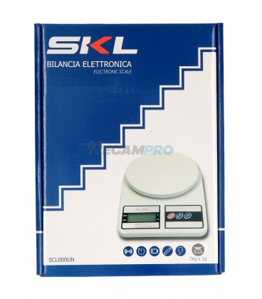 BÁSCULA DE COCINA DIGITAL PRECISIÓN DE 1 GR A 7 SCL000UN